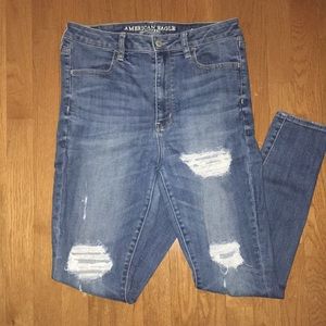 American Eagle high wasted skinny jeans